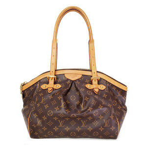 Louis Vuitton Monogram Leather Brown Tivoli Shoulder Bag